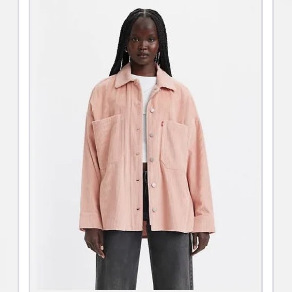 Levi’s Shirt Jacket - Pink XL NWT